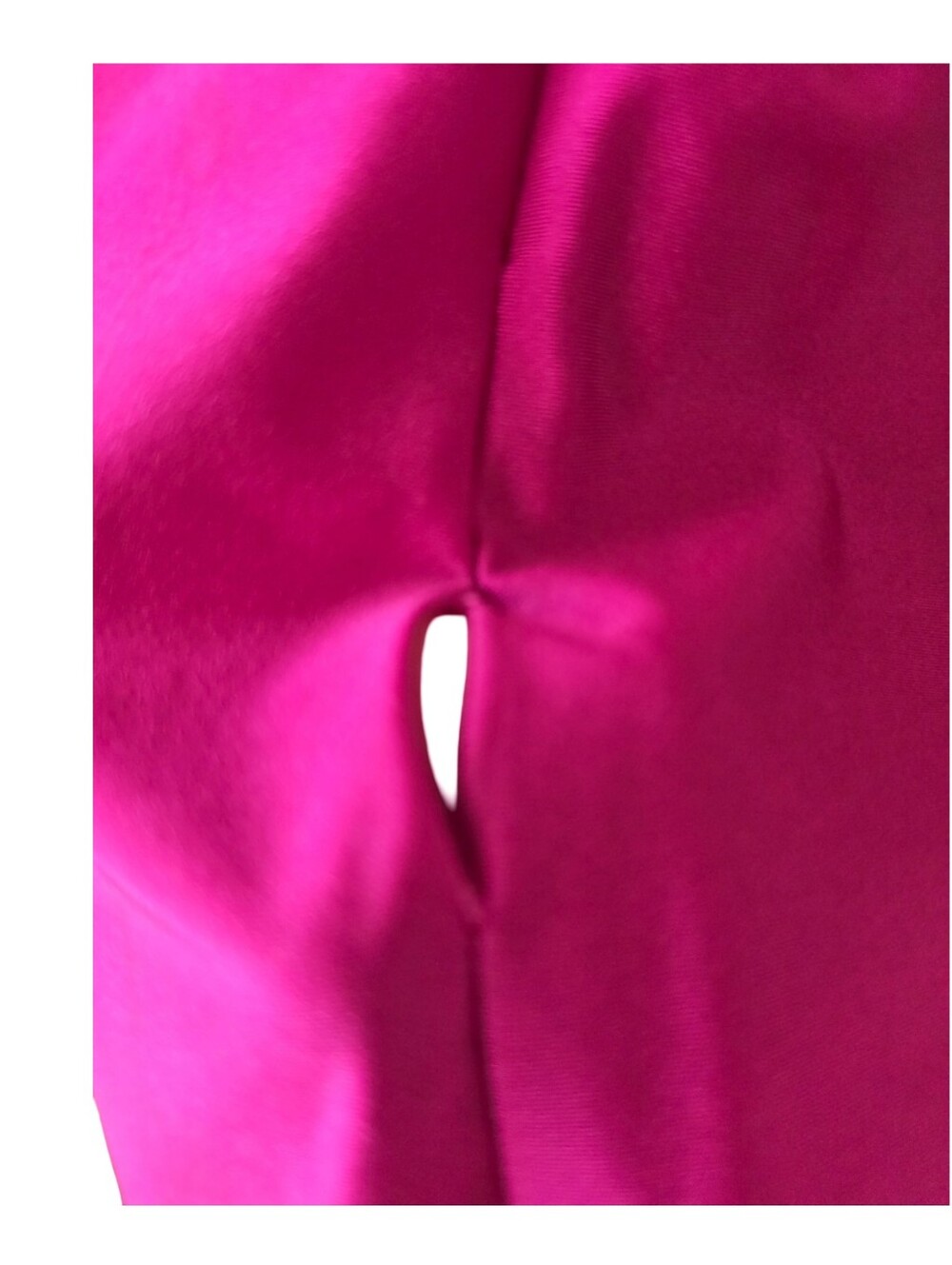 Michael Costello Strapless Magenta Mini Dress with Side Tie - Picture 6 of 6